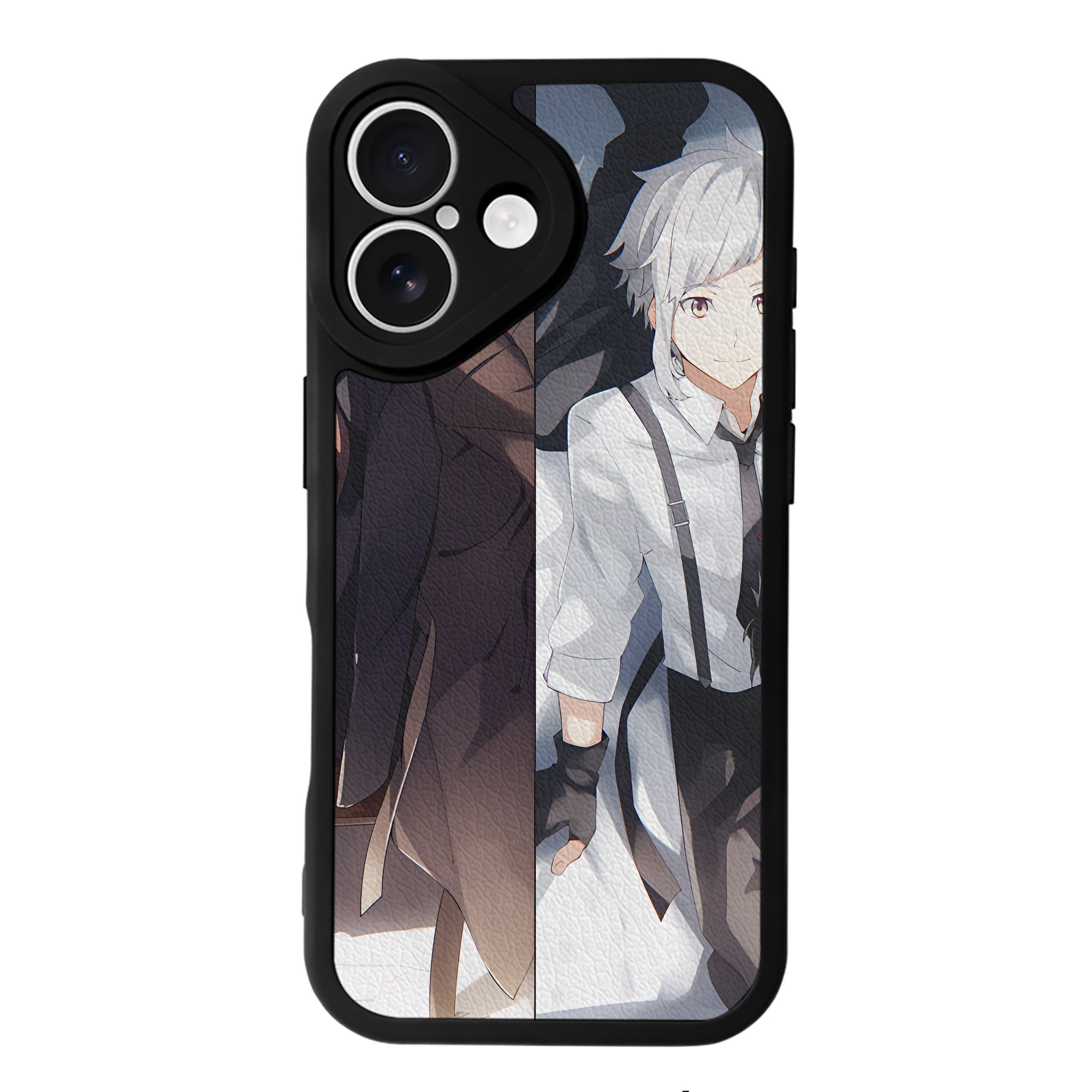 （画像用） 文豪ストレイドッグス Bungo Stray Dogs 【iPhone 16シリーズ対応】シリコンスマホケース（レザー調） 材質：シリコン